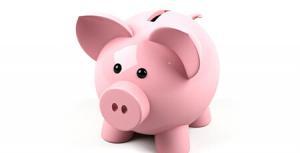 photo of a pink piggy bank